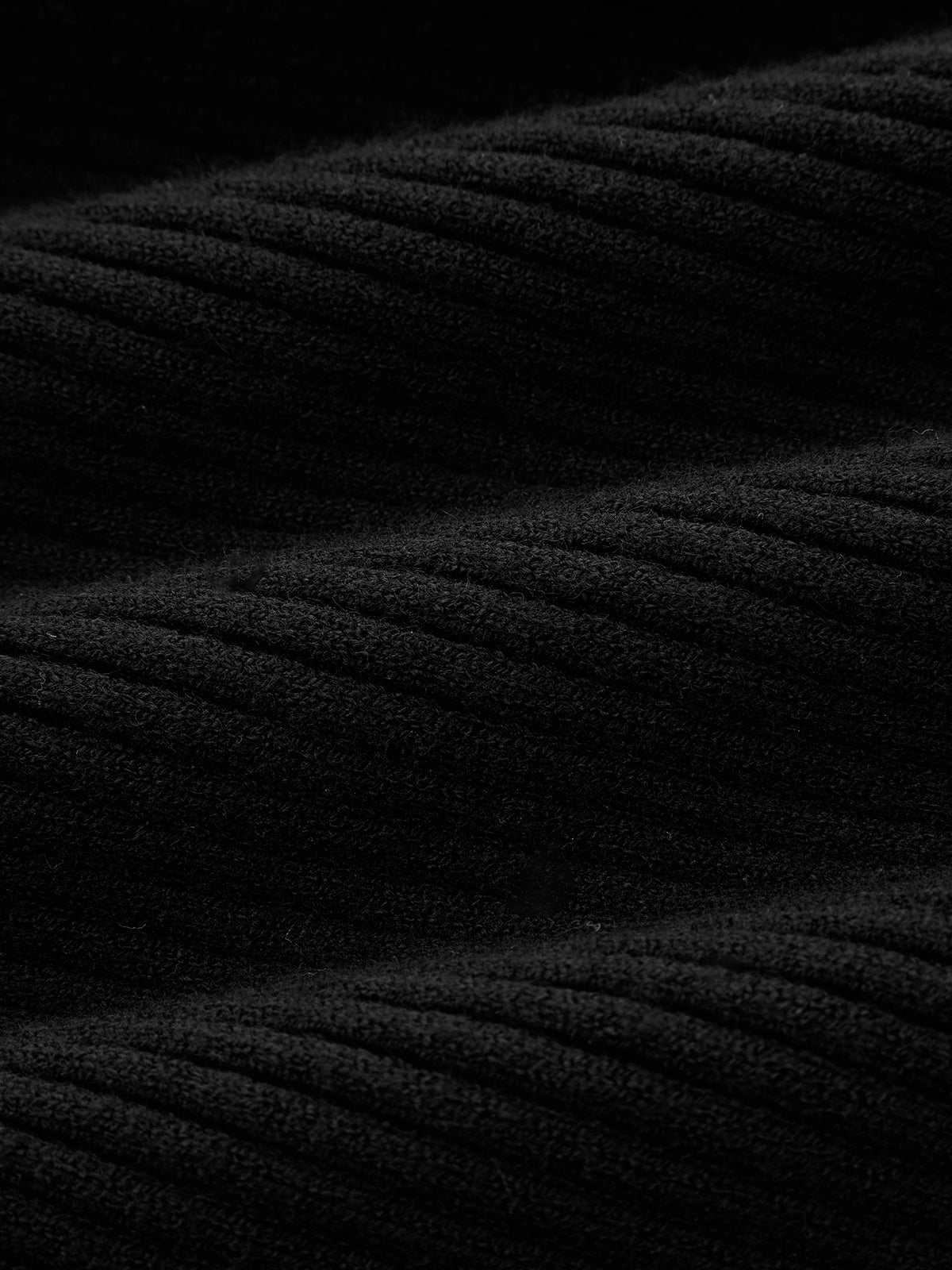 Ribete en Contraste Ribbed Punto Entallado Vestido
