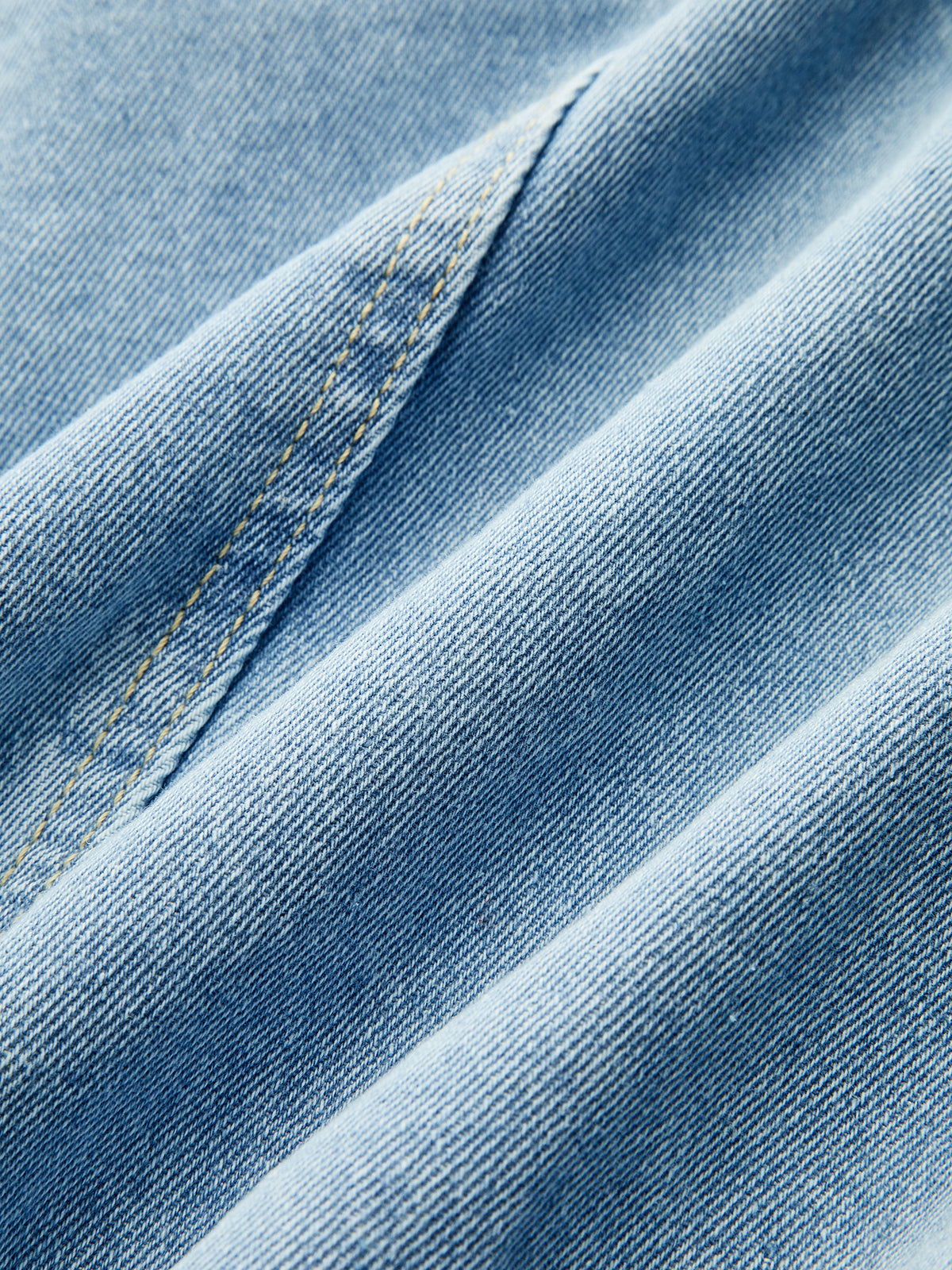 Drawstring bajo Denim Chaqueta