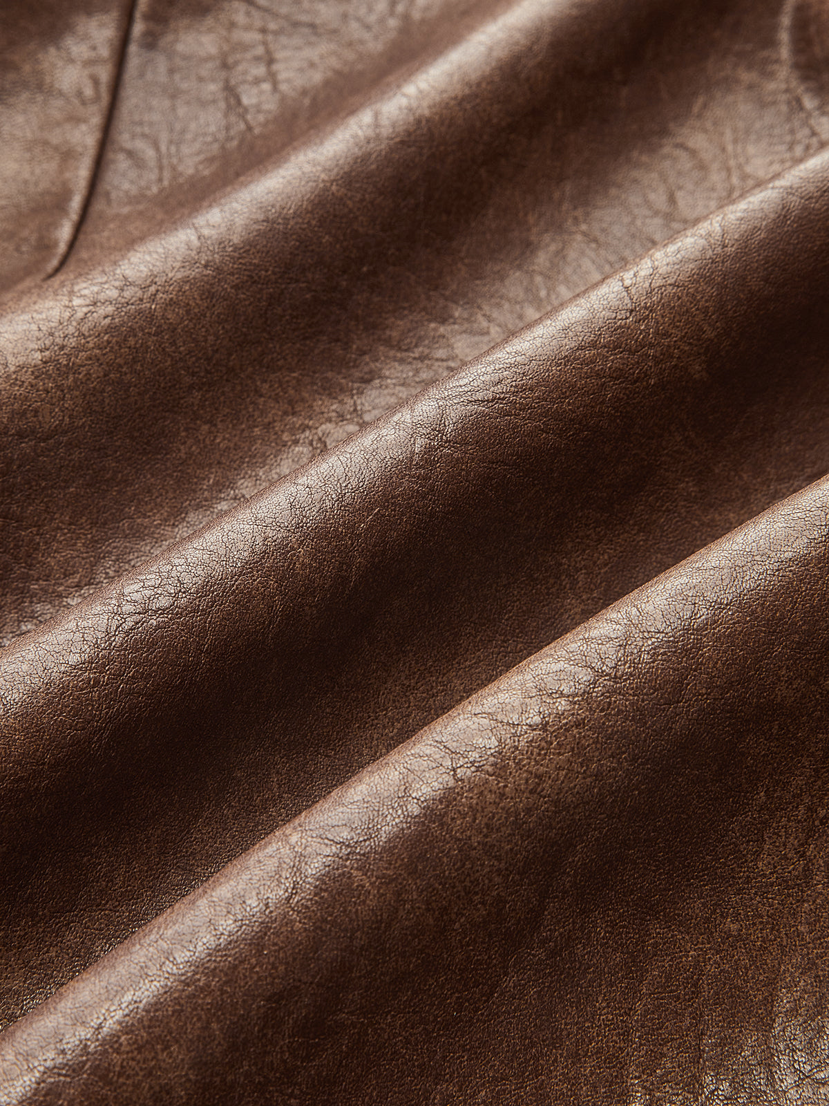 Napoleon Style Efecto Piel Cropped Chaqueta