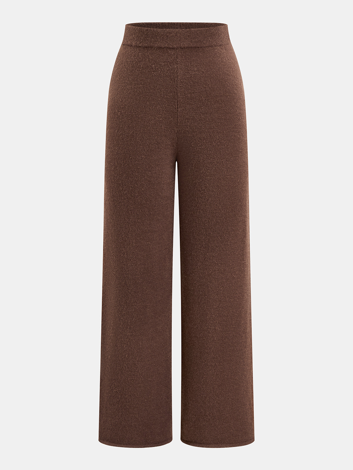Tie frontal Punto Cárdigan Pierna Ancha Pantalón Set