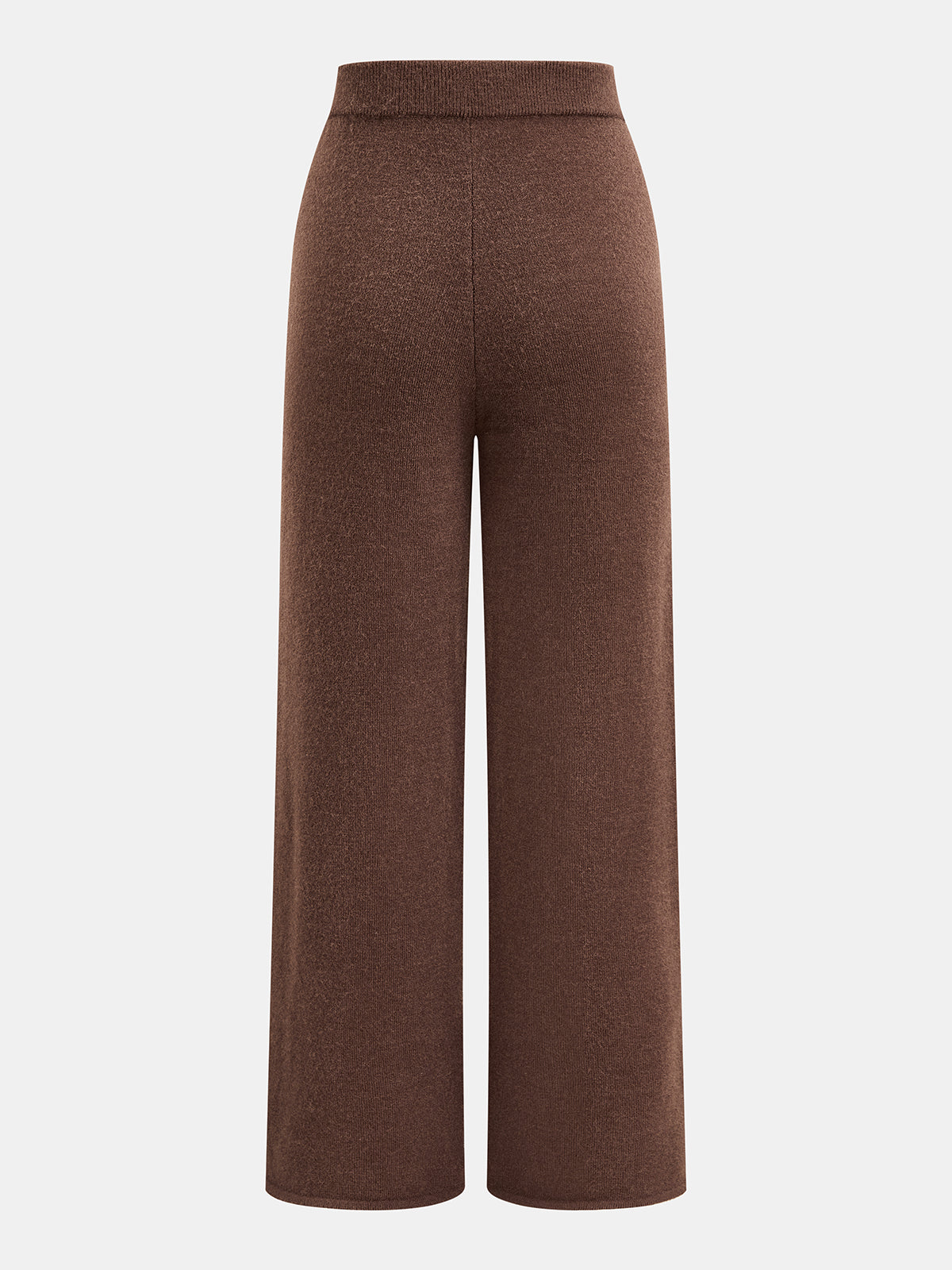 Tie frontal Punto Cárdigan Pierna Ancha Pantalón Set