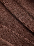 Tie frontal Punto Cárdigan Pierna Ancha Pantalón Set