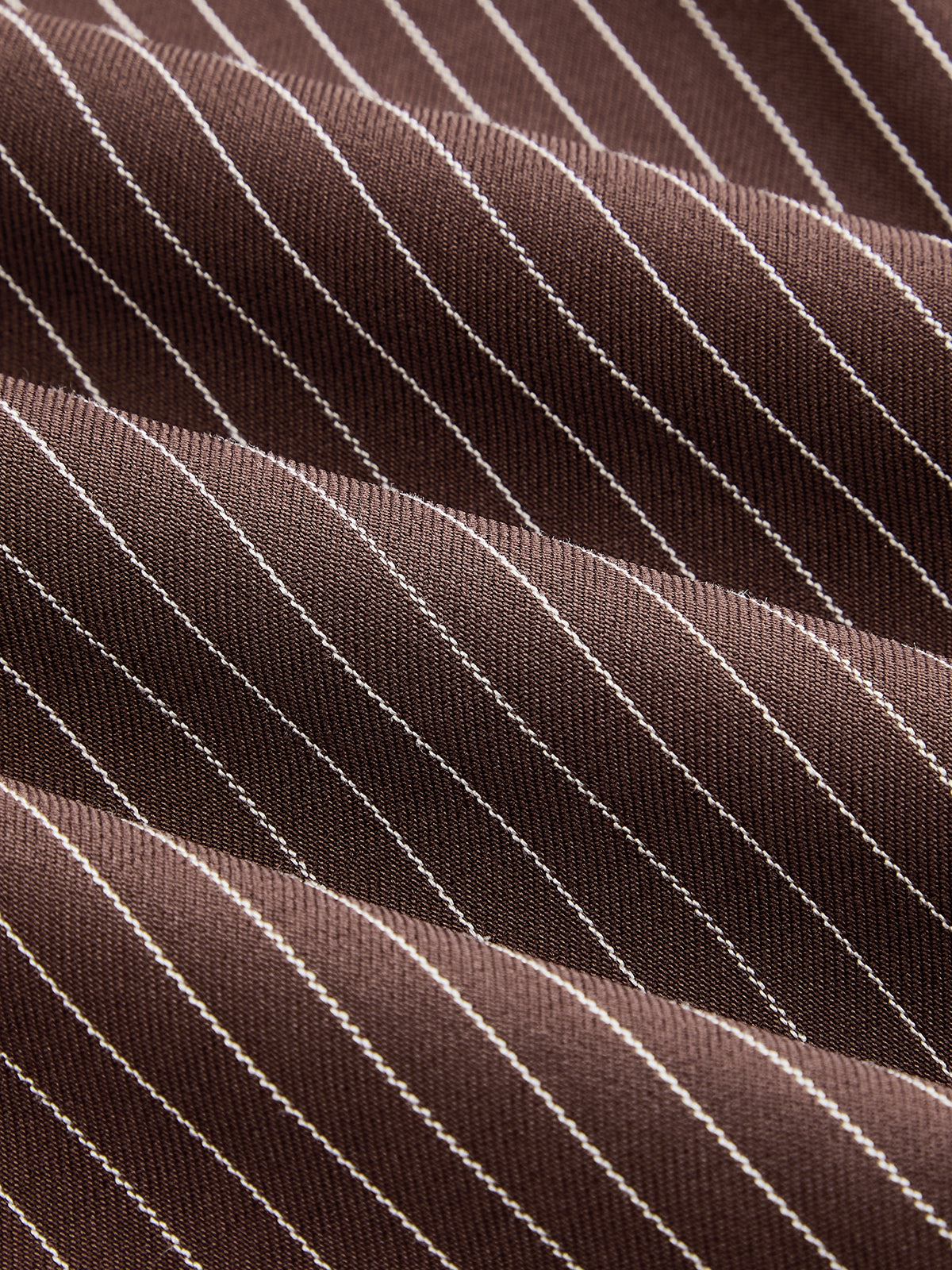 Con Cuello Tie-espalda Rayas Encaje-ribete Camisa