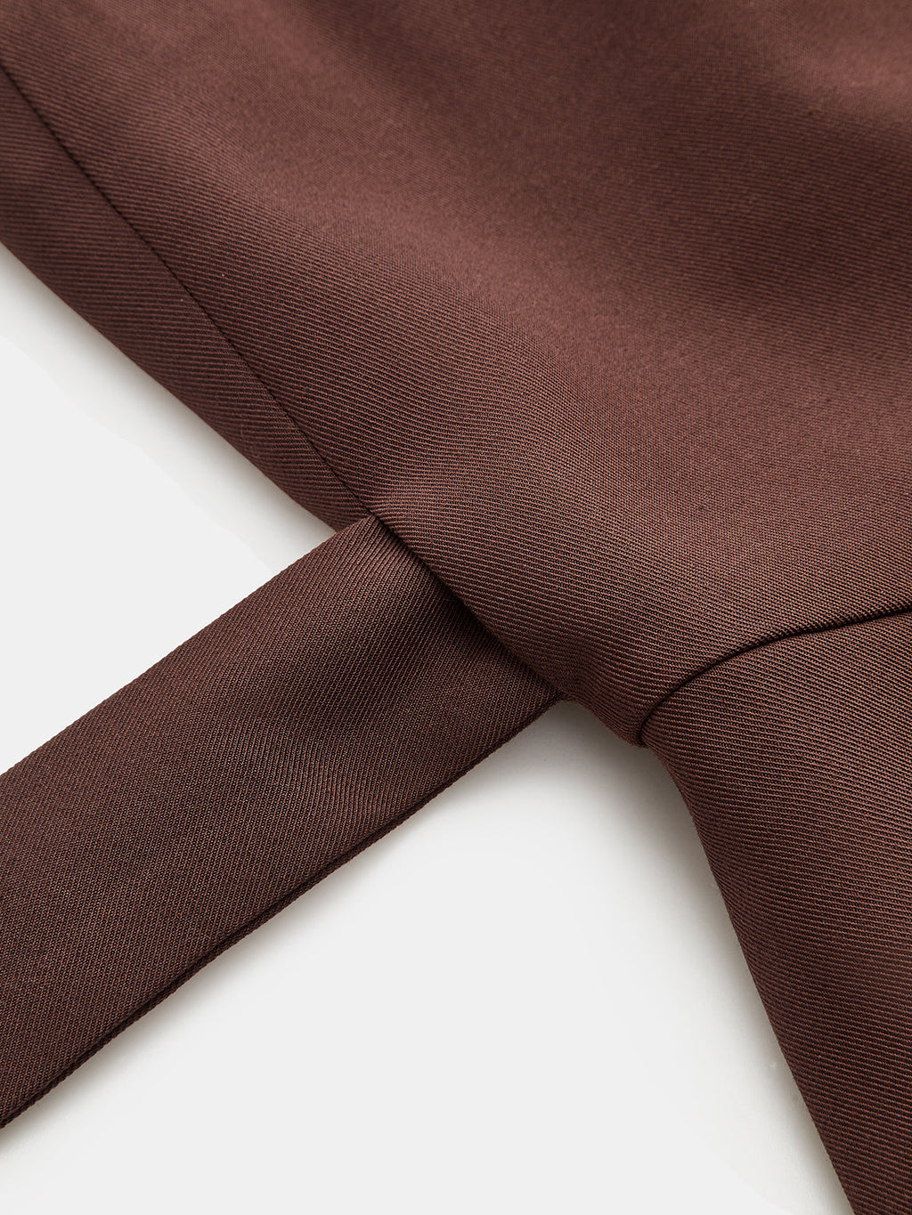 Tie-cintura Sin Mangas Blazer Plisado Vestido midi