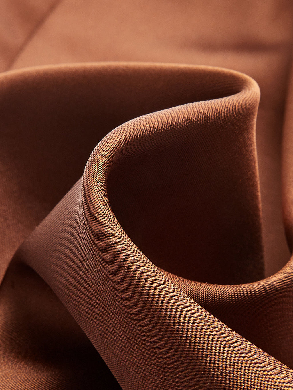 Fold-Over Satinado Corte A Slip Vestido Largo