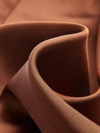 Fold-Over Satinado Corte A Slip Vestido Largo