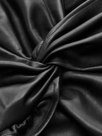 Twisted Faux-Leather Panel Minivestido