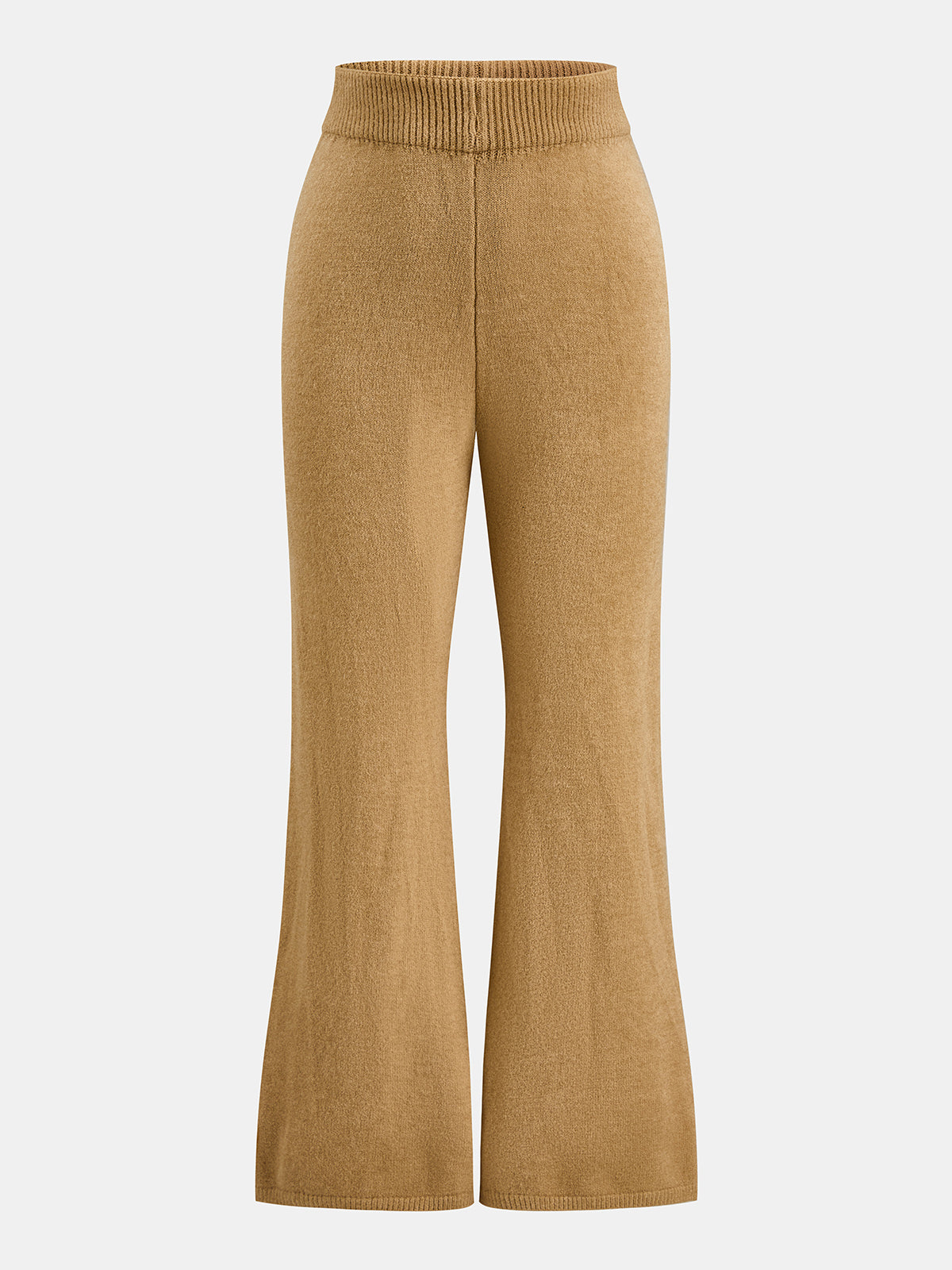 Zip-Up Punto Cárdigan Flare Pantalón Co-ord Set
