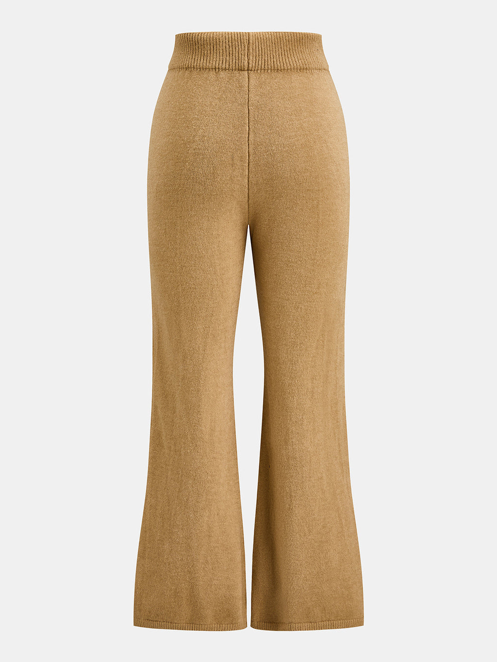 Zip-Up Punto Cárdigan Flare Pantalón Co-ord Set
