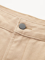 Barrel-Fit Multi-Pocket Cargo Jeans