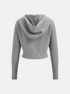 Waffle Punto Hooded Zip-Up Co-ord Set
