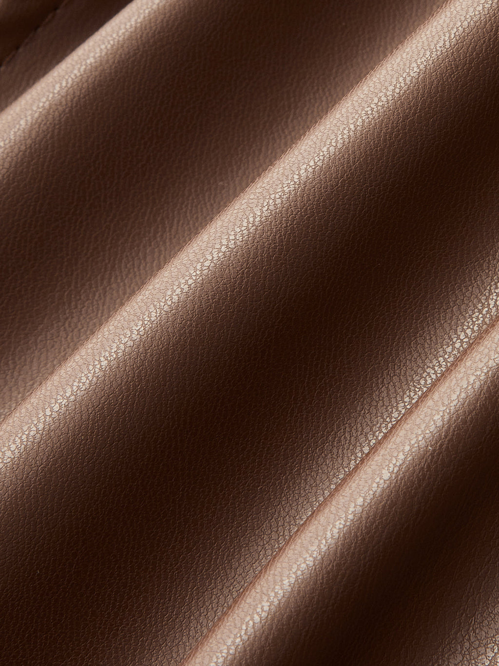 Faux-Leather frontal-Slit midi Mermaid Falda
