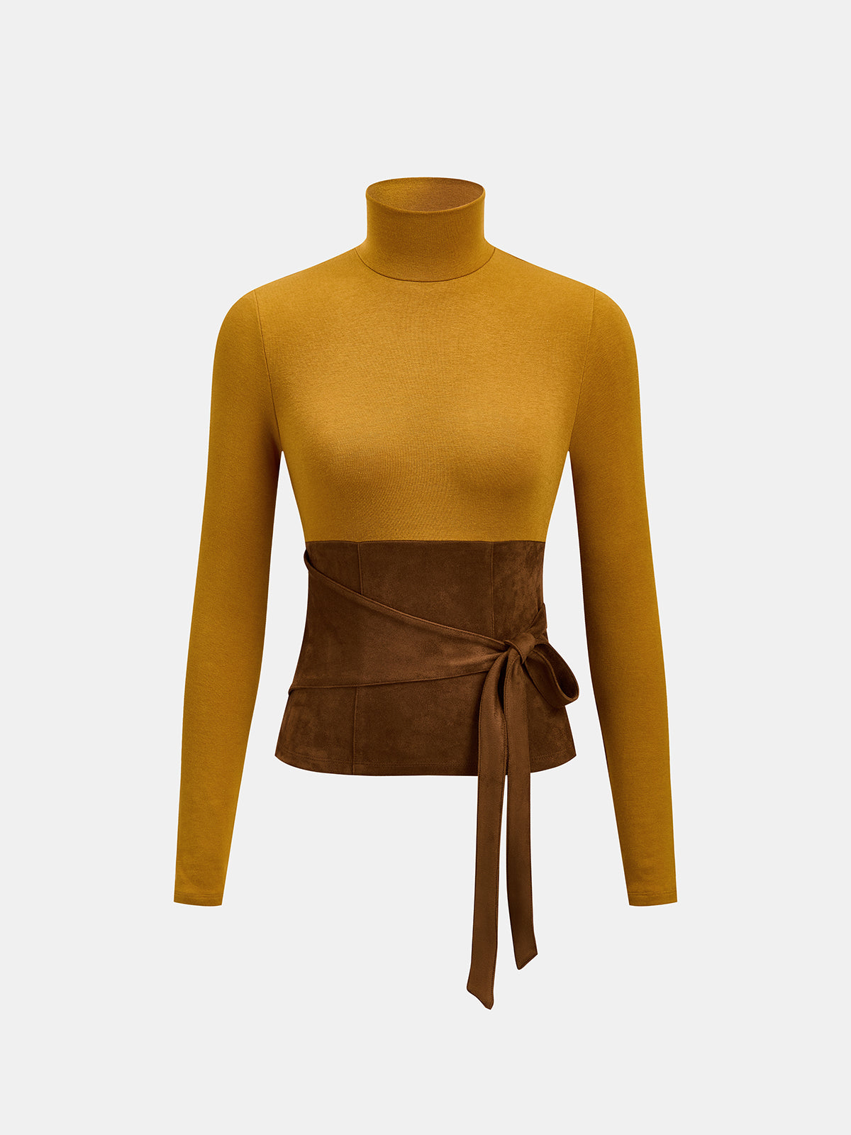 Faux-Ante Panel Cuello Alto Punto Top