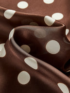 Lunares estampado Square Bufanda