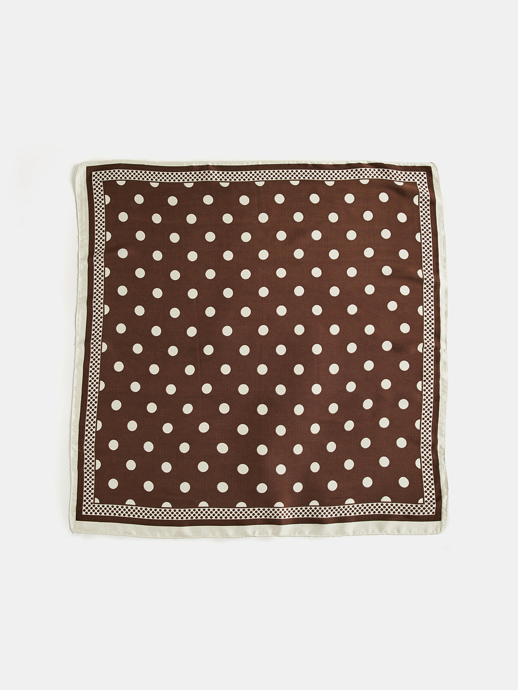 Lunares estampado Square Bufanda
