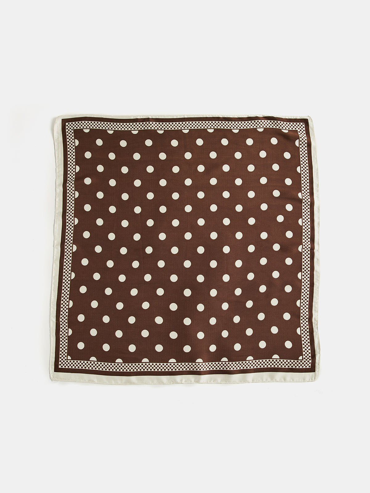 Lunares estampado Square Bufanda