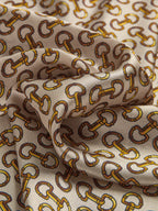 Classic Chain estampado seda Bufanda