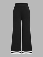 Houndstooth con Cinturón Punto Dos Piezas Set