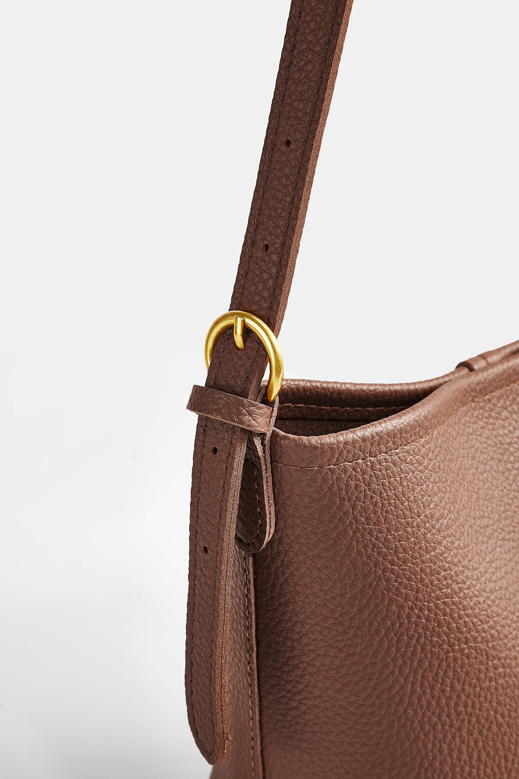 Minimalist Crossbody Bucket Bag