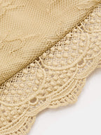 Encaje-espalda Drawstring cintura Gabardina Chaqueta