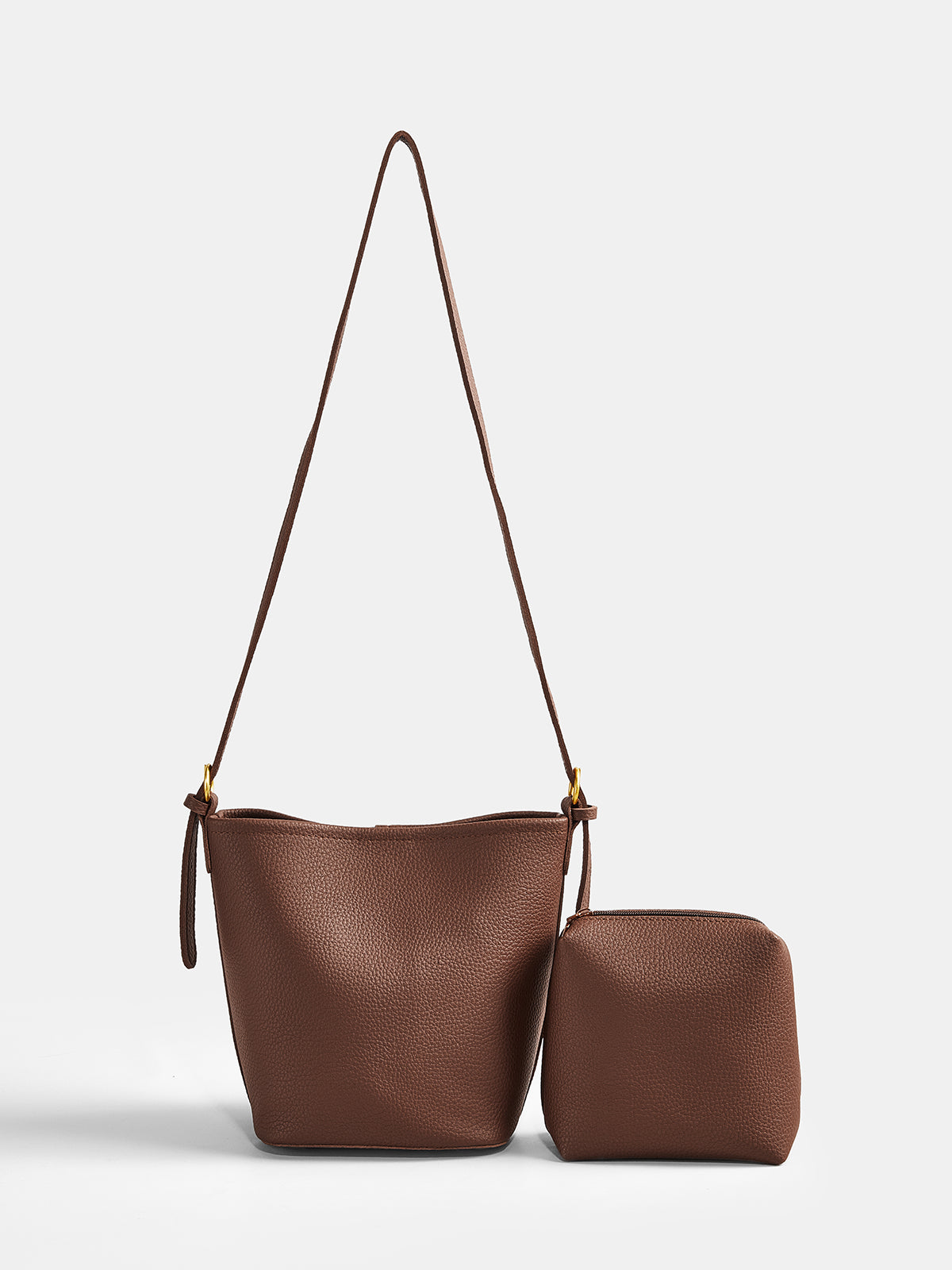 Minimalist Crossbody Bucket Bag