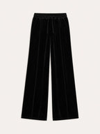 Velour Hooded Chaqueta & Drawstring Pantalón Set