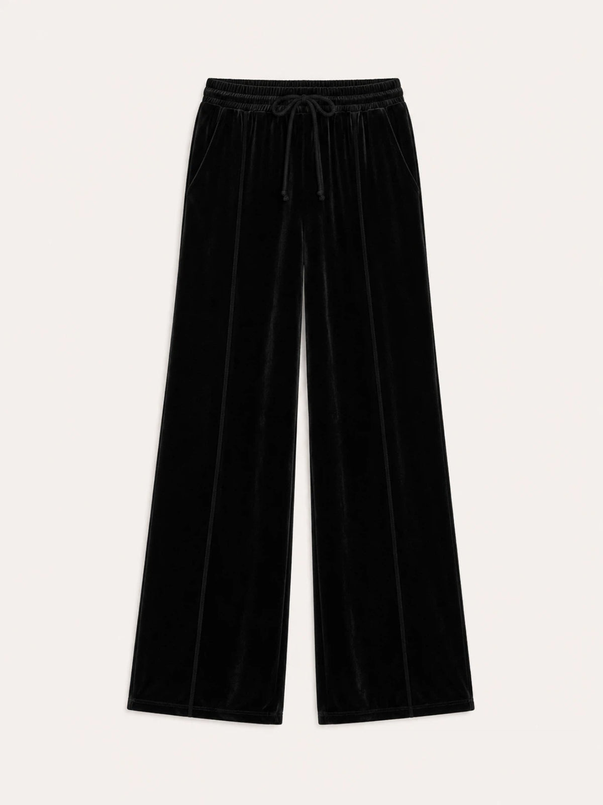 Velour Hooded Chaqueta & Drawstring Pantalón Set