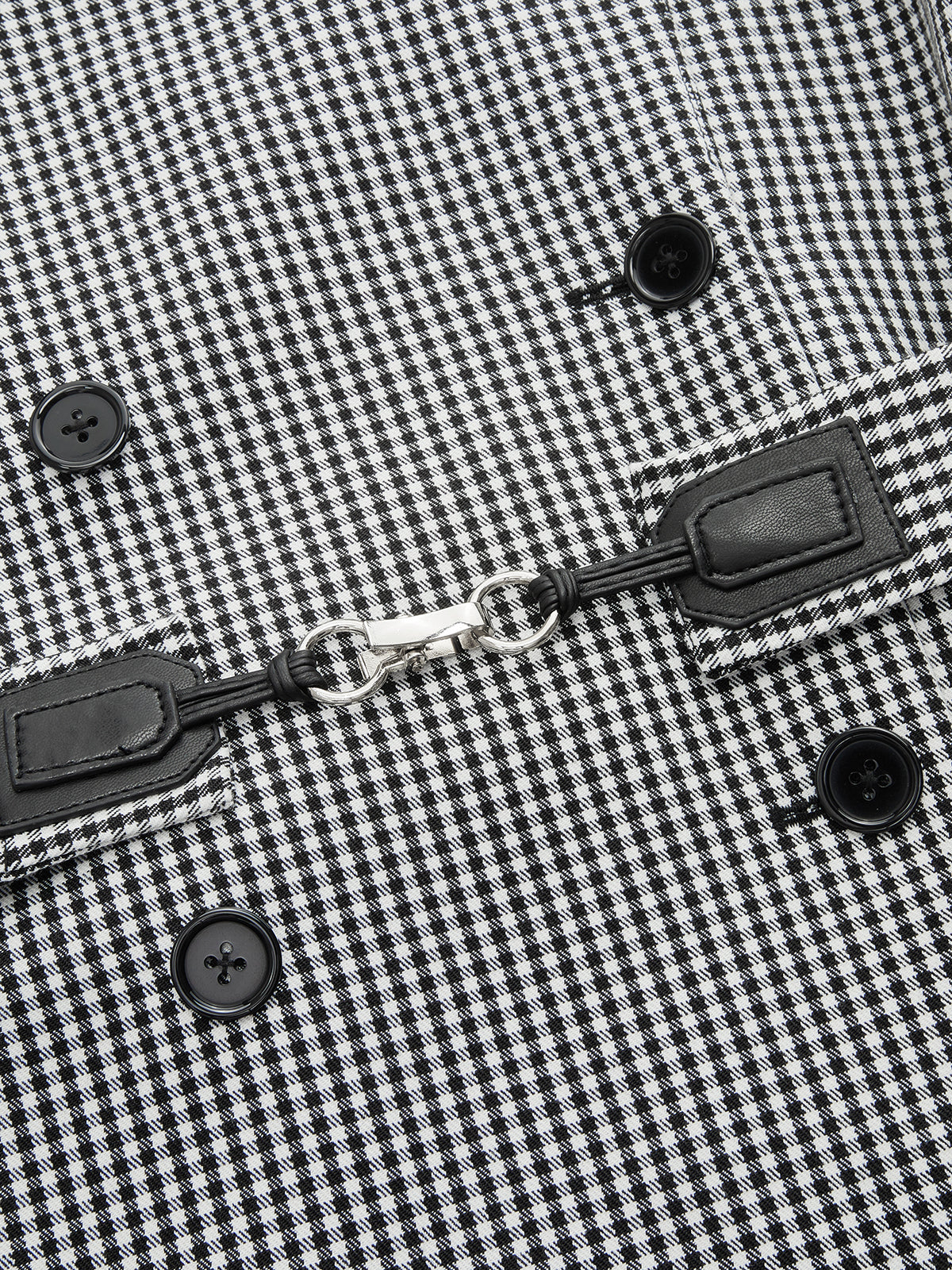 Cruzado Gingham con Cinturón Long Gabardina Abrigo