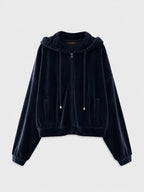 Velour Hooded Co-ord Set