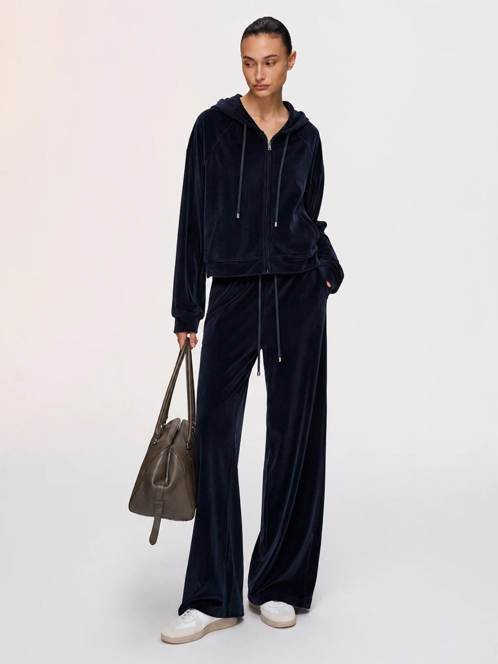 Velour Hooded Co-ord Set