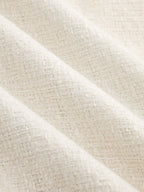 Botones Metálicos Tweed Pierna Ancha Pantalón