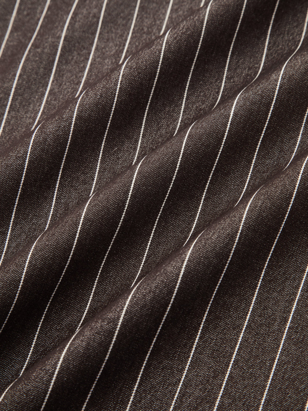 Twisted cintura Pinstripe Pierna Ancha Pantalón