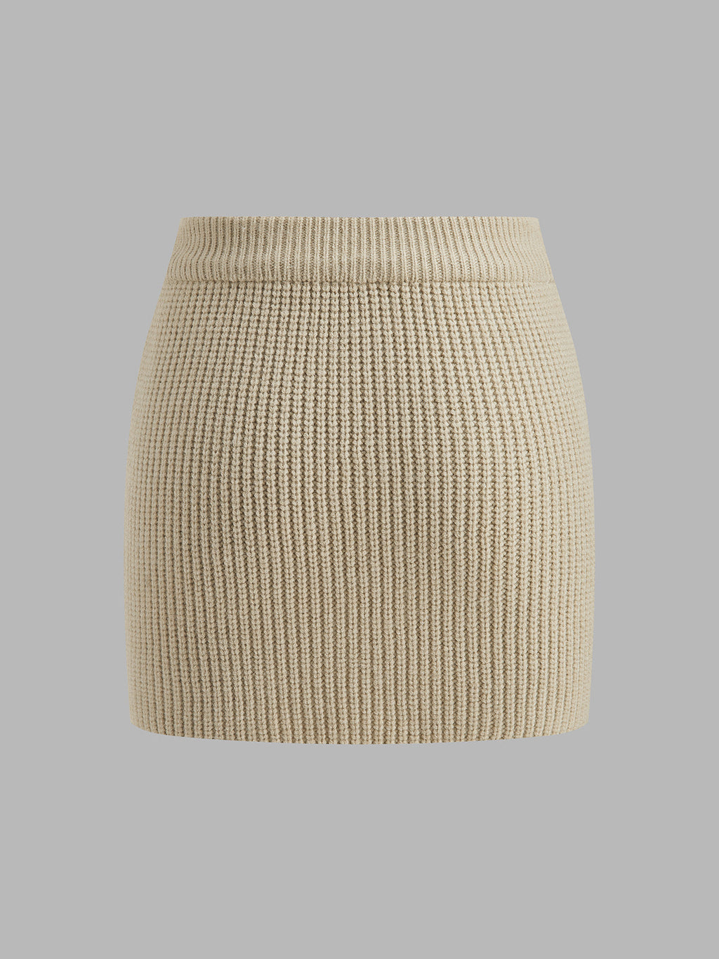 Camisa cuello Cable Punto jersey mini Falda Set