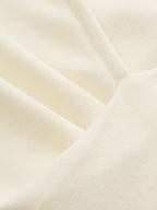 Asimétrico cuello Fruncido Warm Stretch Top