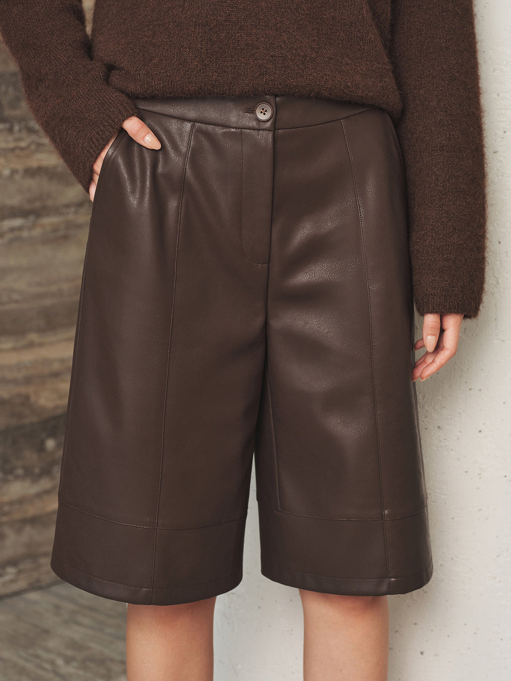 Efecto Piel Bermuda Shorts