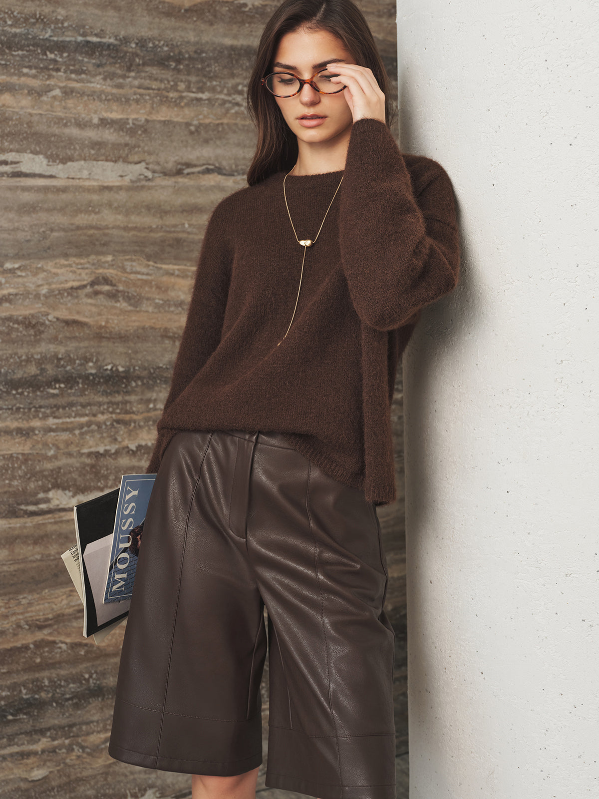 Efecto Piel Bermuda Shorts