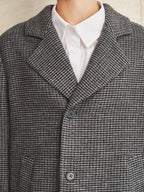 Oversize Textured Mezcla de Lana Blazer