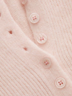 Henley alto cuello Suave Punto jersey
