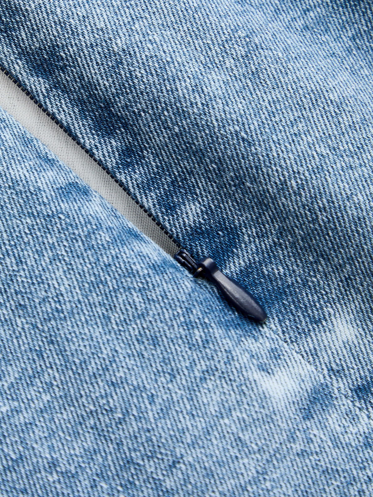 Cruzado-Abertura Frontal Denim midi Falda