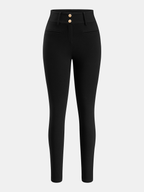 Botones Metálicos Skinny Pantalón