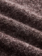 Marled Punto Henley cuello Mezcla de Lana jersey