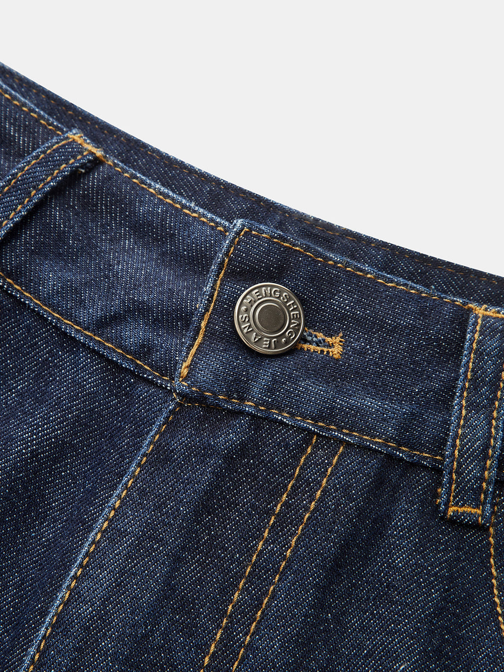 Floral Cuff Turn-Up Pierna Ancha Jeans