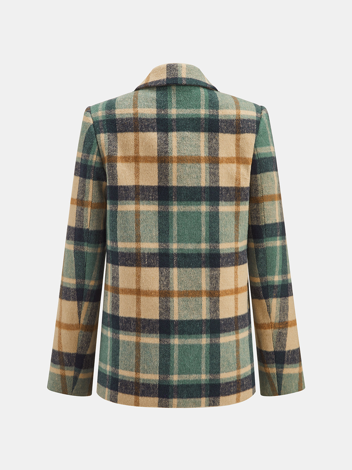Multi-Color Cuadros Tailored Cruzado Blazer
