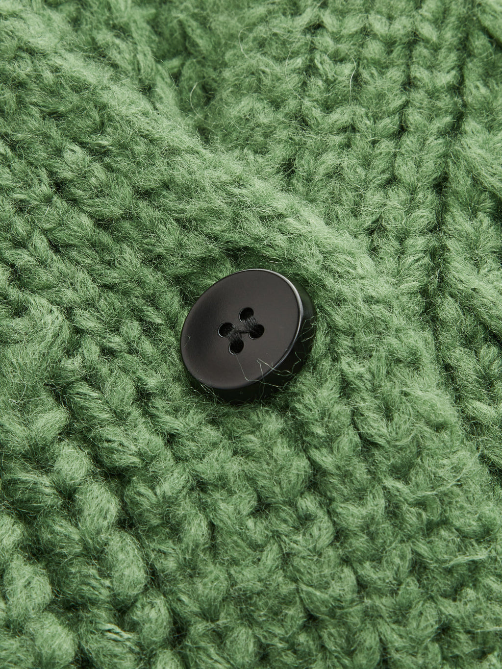 Chunky Punto Escote V Pocket Oversize Cárdigan