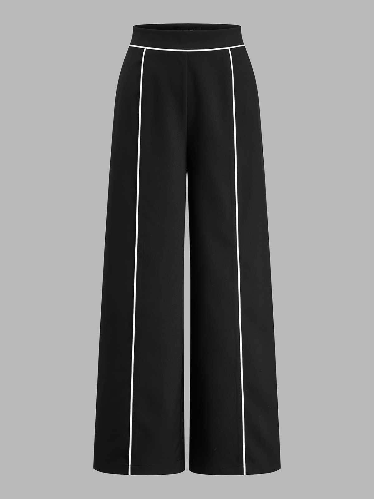 Contraste Piping Dos Piezas Pantalón Set