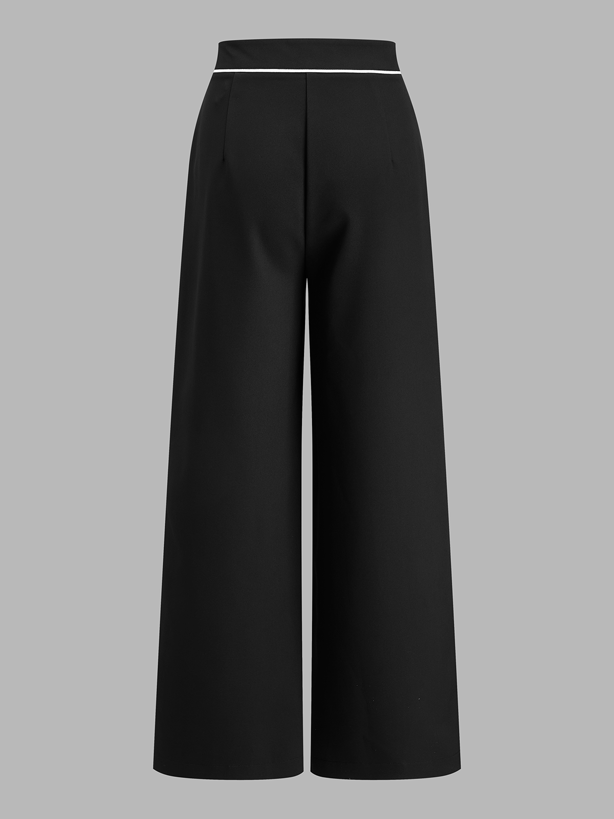 Contraste Piping Dos Piezas Pantalón Set