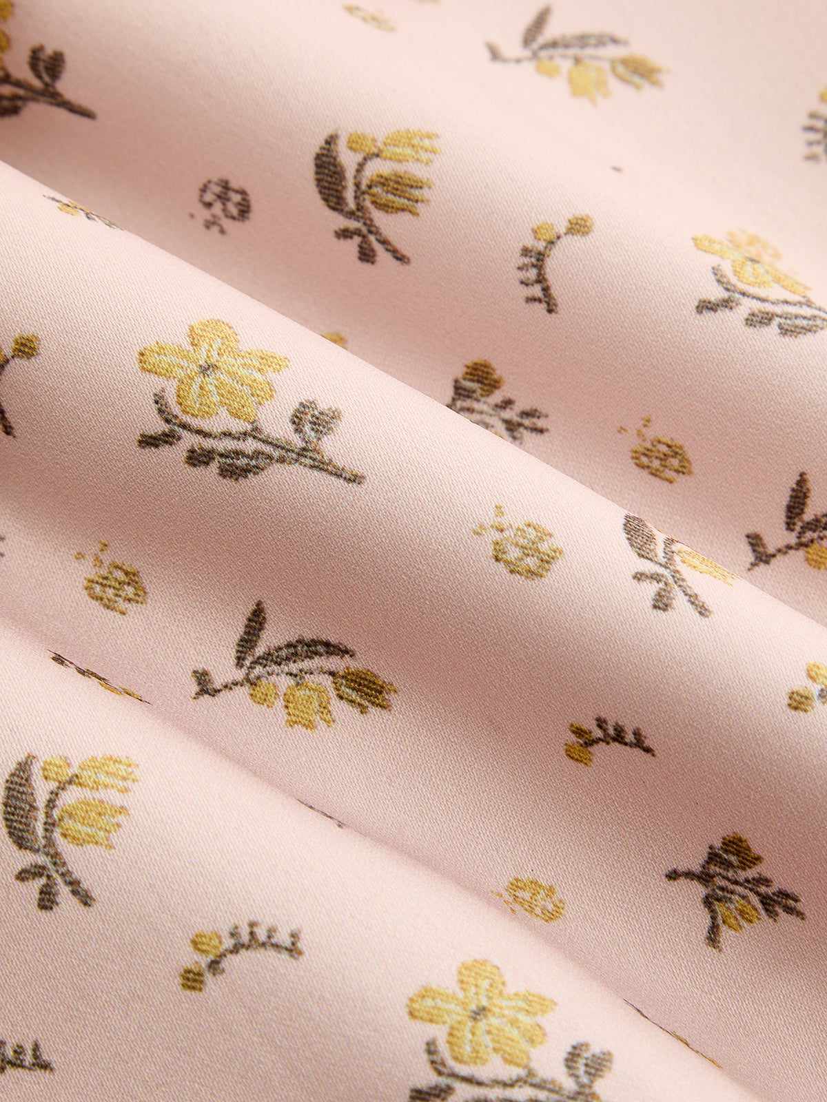 Mandarin cuello Ditsy Floral Napoleon Chaqueta