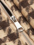 Houndstooth Cropped Chaqueta Shorts Co-ord Set