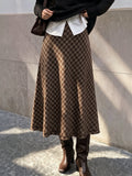 Cuadros Flowy midi Falda