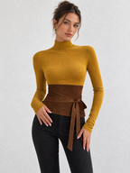 Faux-Ante Panel Cuello Alto Punto Top